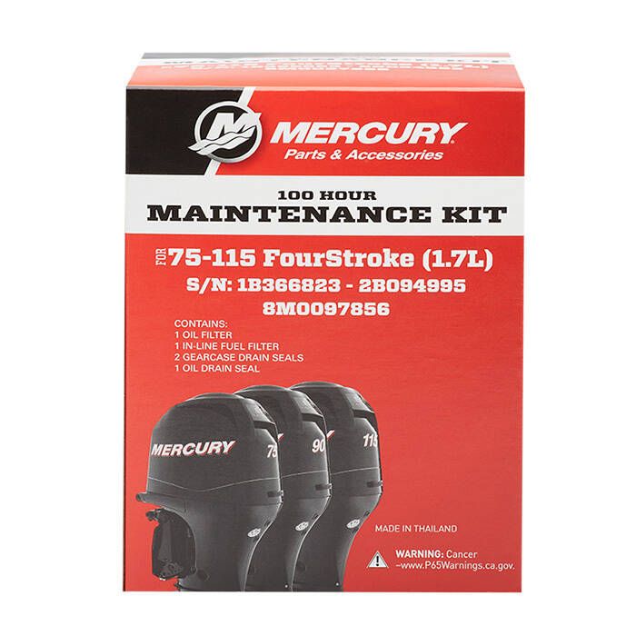 SERV KIT 100HRS-75-115 FOURSTROKE (1.7L)