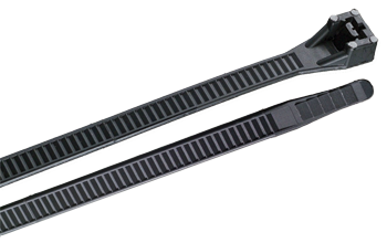 CABLE TIES, 24" BLACK 10 PACK