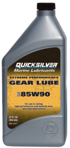 Quicksilver 92-8M0111677 Extreme Performance Gear Lube - SAE 85W90, Qt.