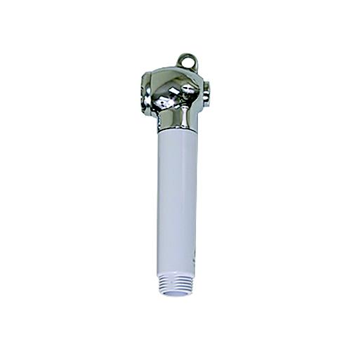 Scandvik 10283 Straight Brass and ABS Push-Buttom Sprayer Handle Only, White