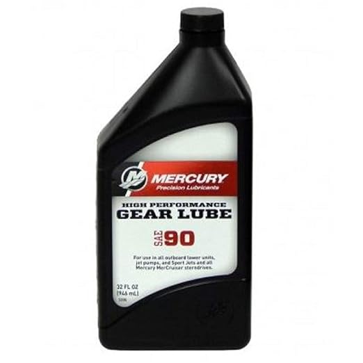 Mercury Mercruiser OEM High Performance Gear Oil Quart QT. 92-858064K01