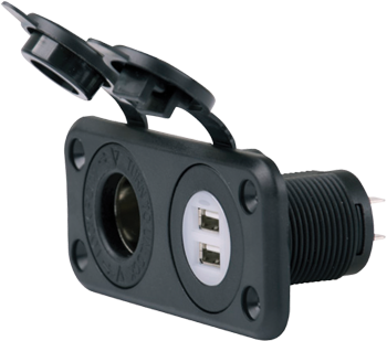 PLUG IN, 12V/DUAL USB