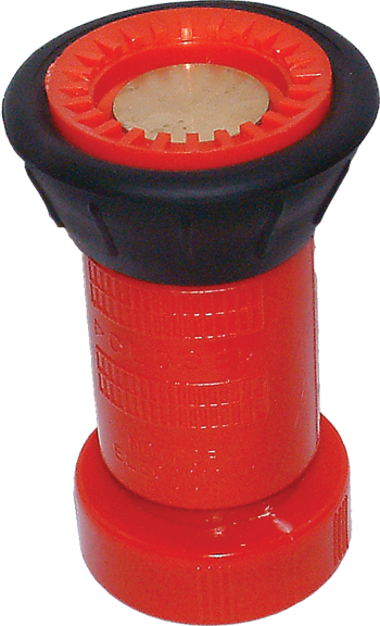 LEXAN FIRE HOSE NOZZLE, 1-1/2" ADJUSTABLE
