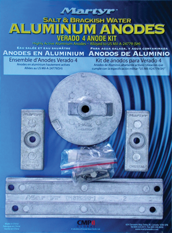 MERCURY VERADO 4 ANODE KIT