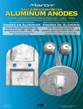 ANODE KIT MERC ALPHA GEN 1 1983-90
