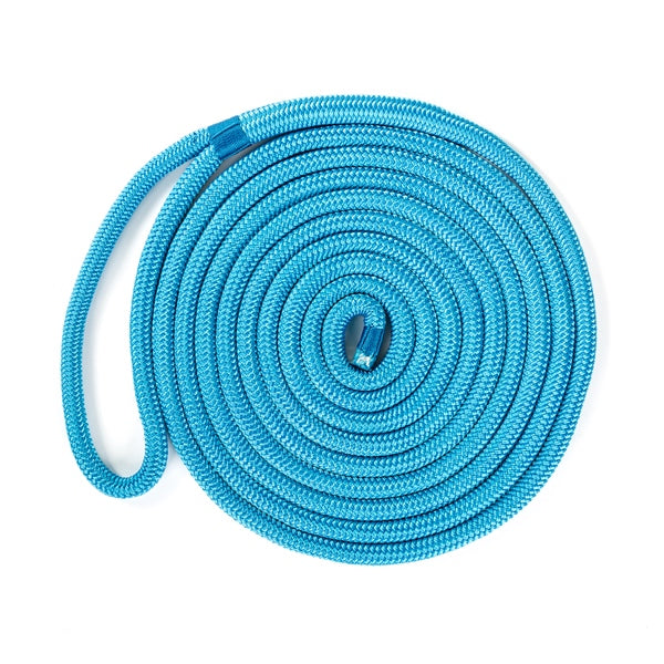 DOCK LINE 5/8"X20 DOUB BRAID NYL BLUE
