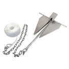 ANCHOR KIT #8 SHACLE 5/16"X6 CHAIN 100
