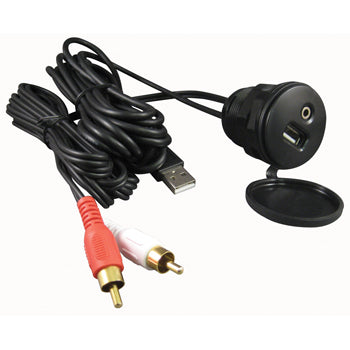 AUDIO PLUG W/USB ADAPT, SEAUSBMINI36