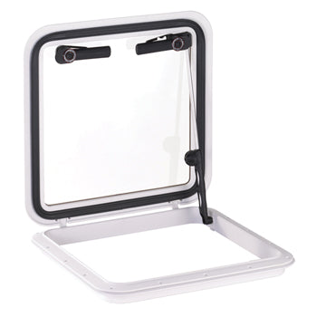 ESCAPE HATCH,16X16, WHT RESIN