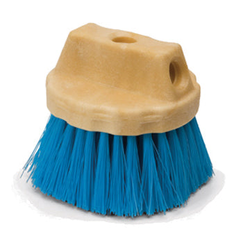 BRUSH,4-1/2"RD,STIFF BRISTLE,TOP&SIDE HDL