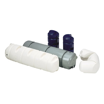 DOCK BUMPER, 3/4 RND 25X90CM, WHT
