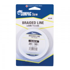 BLACK BRAID LINE 50YD - 20 LB