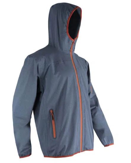 Jackfield Polyester Jacket Grey/Orange