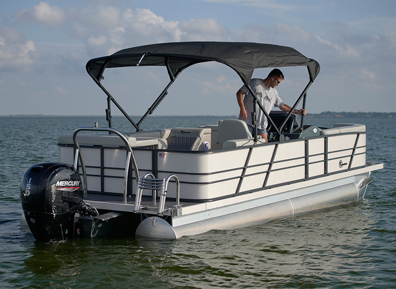 2023 Massimo Marine Pontoon 24 Limited Lounge Black/Tan