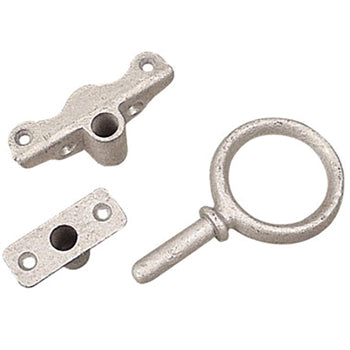 ROUND OAR LOCK,GALV, PAIR, 2", 580870