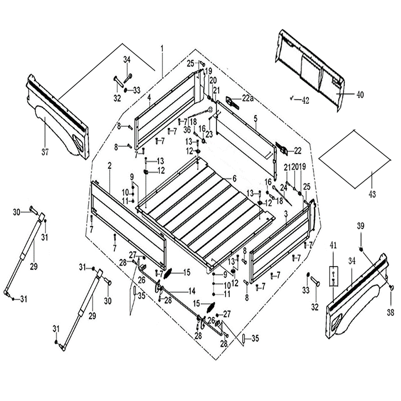T-BOSS 410 2020 - BOX ASSY