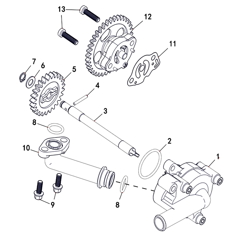 T-BOSS 410 2020 - OIL PUMP&OIL PUMP & WATER PUMP