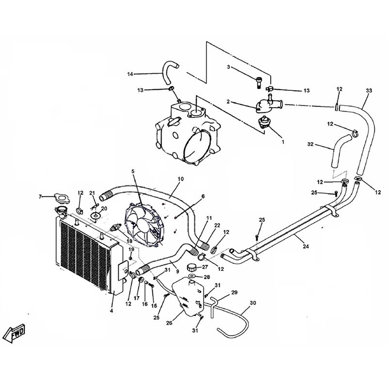 T-BOSS 410 2020 - RADIATOR