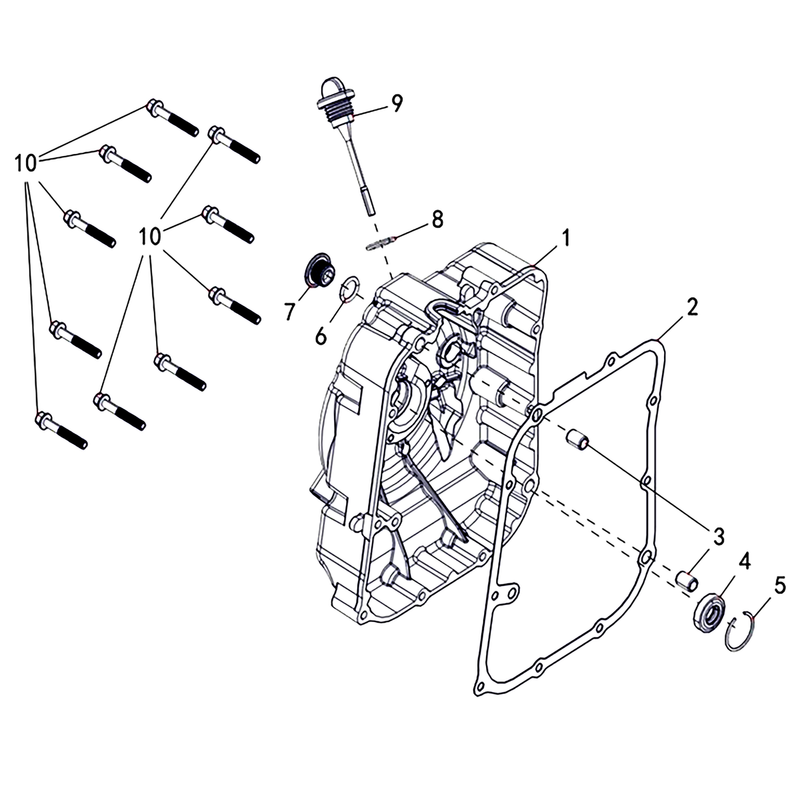 T-BOSS 410 2020 - RIGHT CRANKCASE COVER