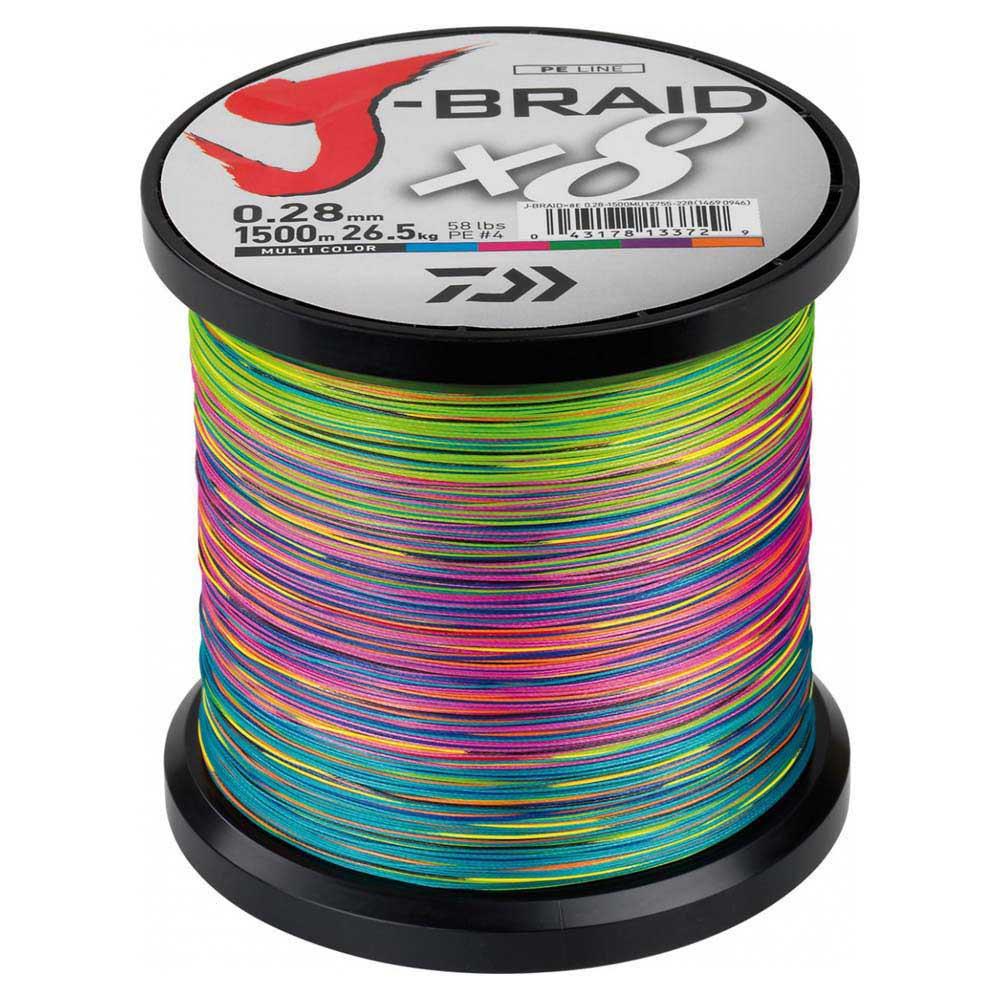 DAIWA J-BRAIDED LINE MULTICOLOR