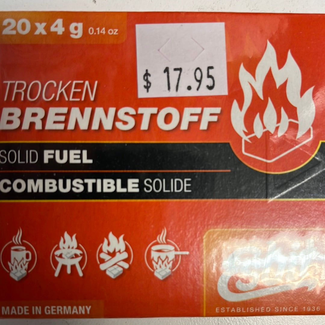 Esbit Trocken Brennstoff Solid Fuel 4g