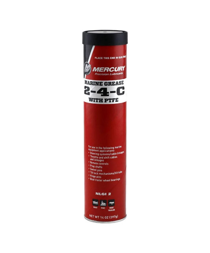 Mercury Grease-8M0190471 2-4-C Lubricant W/Ptfe-14Oz Cartridge